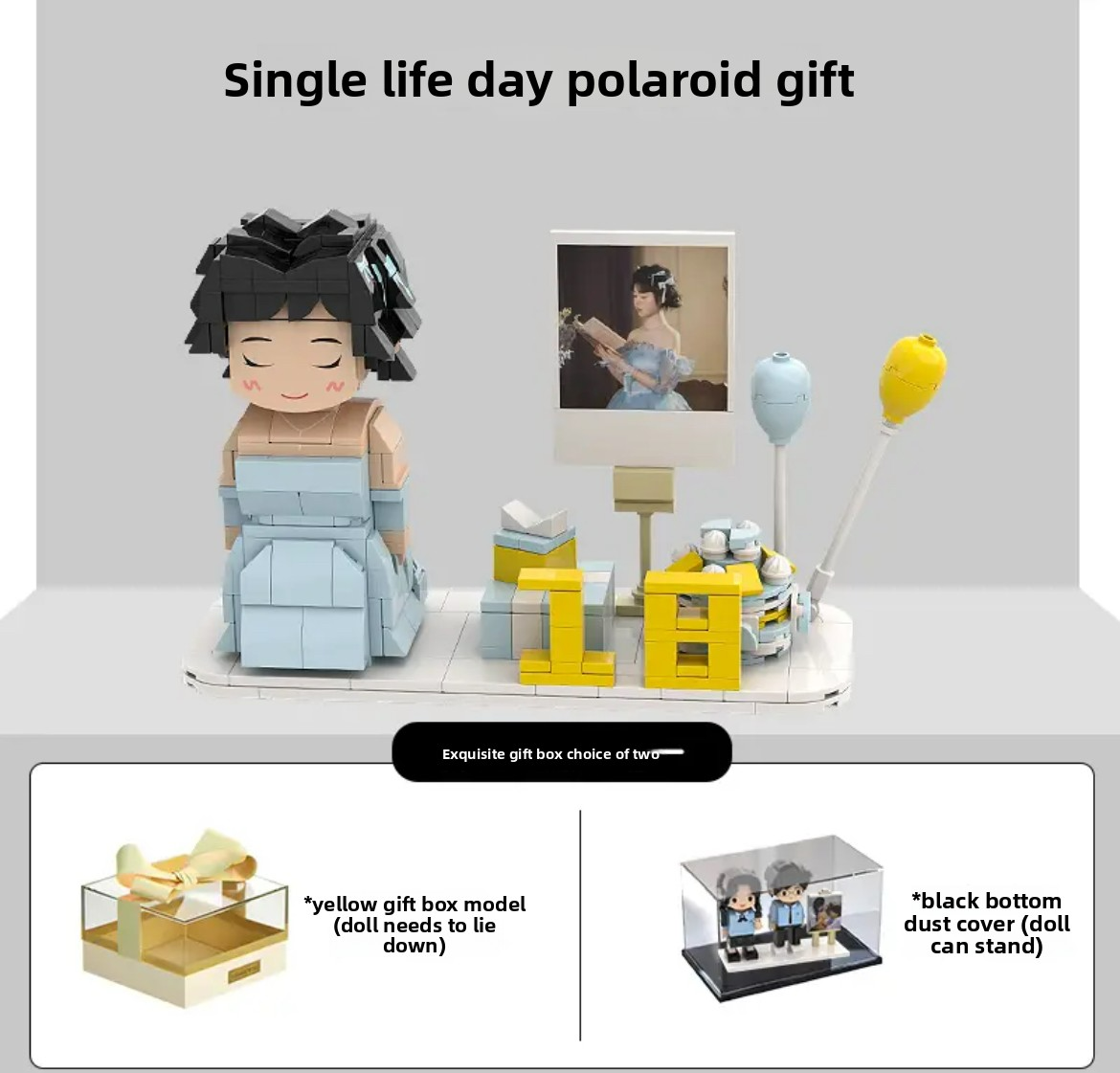 Custom Lego birthday set with cake and gifts. Perfect for birthdays, Christmas or anniversary gifts.